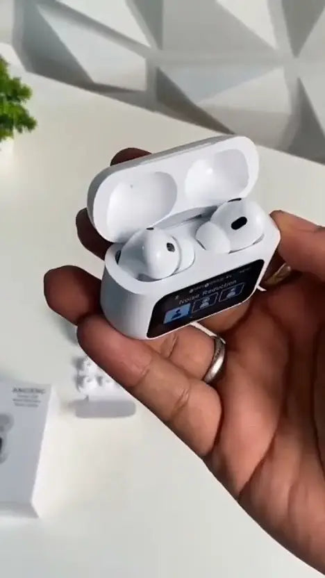 Bluetooth wireless earpod with display