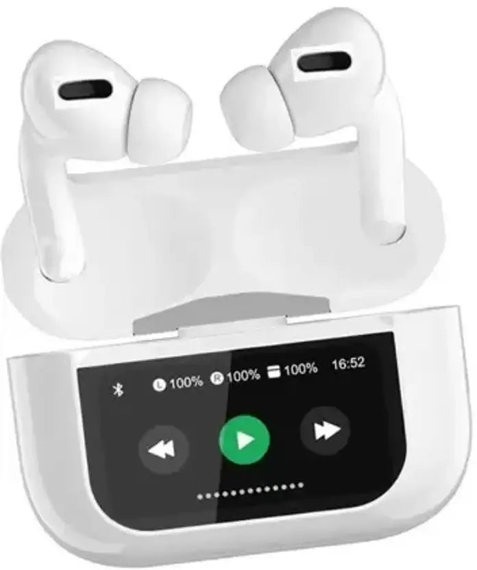 Bluetooth wireless earpod with display