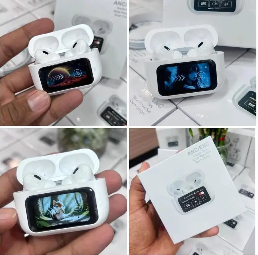 Bluetooth wireless earpod with display